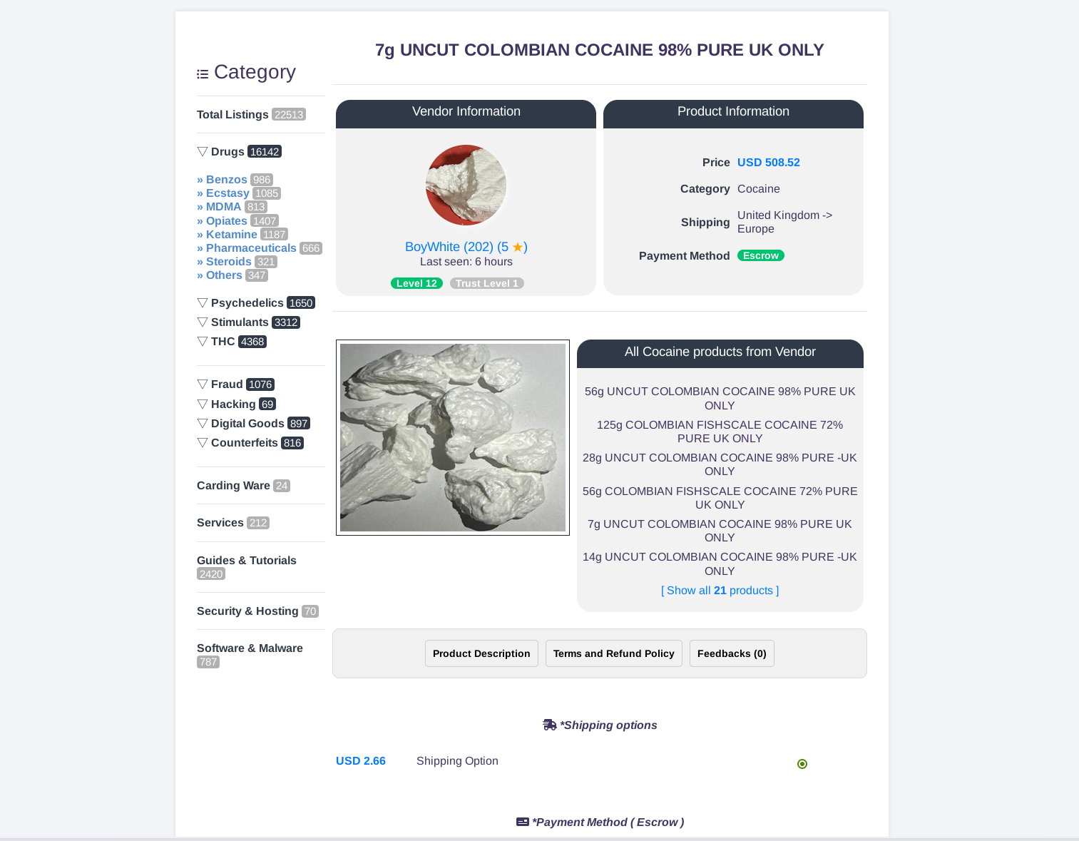 TorZon Market latest product listings and market activity